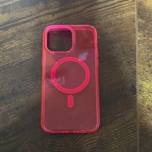 Velvet Caviar Transparent Hot Pink Phone Case
